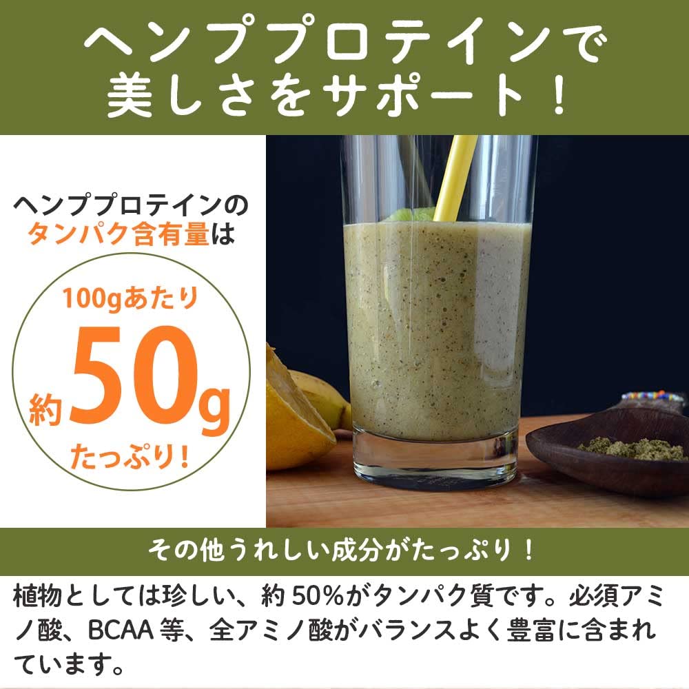 HEMP STYLE 有機ヘンププロテインパウダー 500g