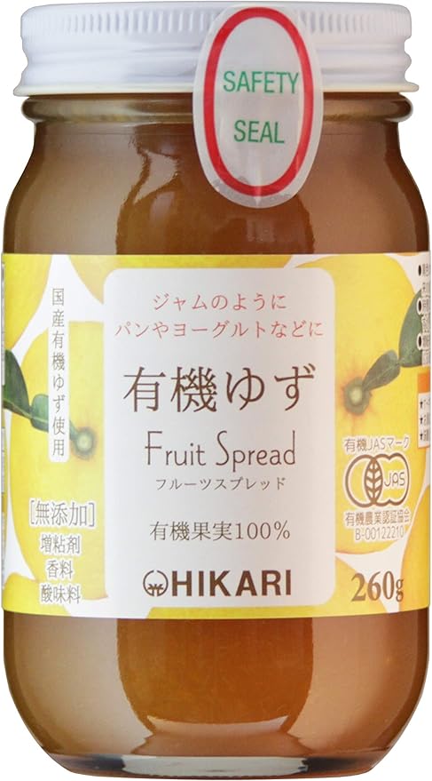 光食品 有機ゆずフルーツスプレッド 260g