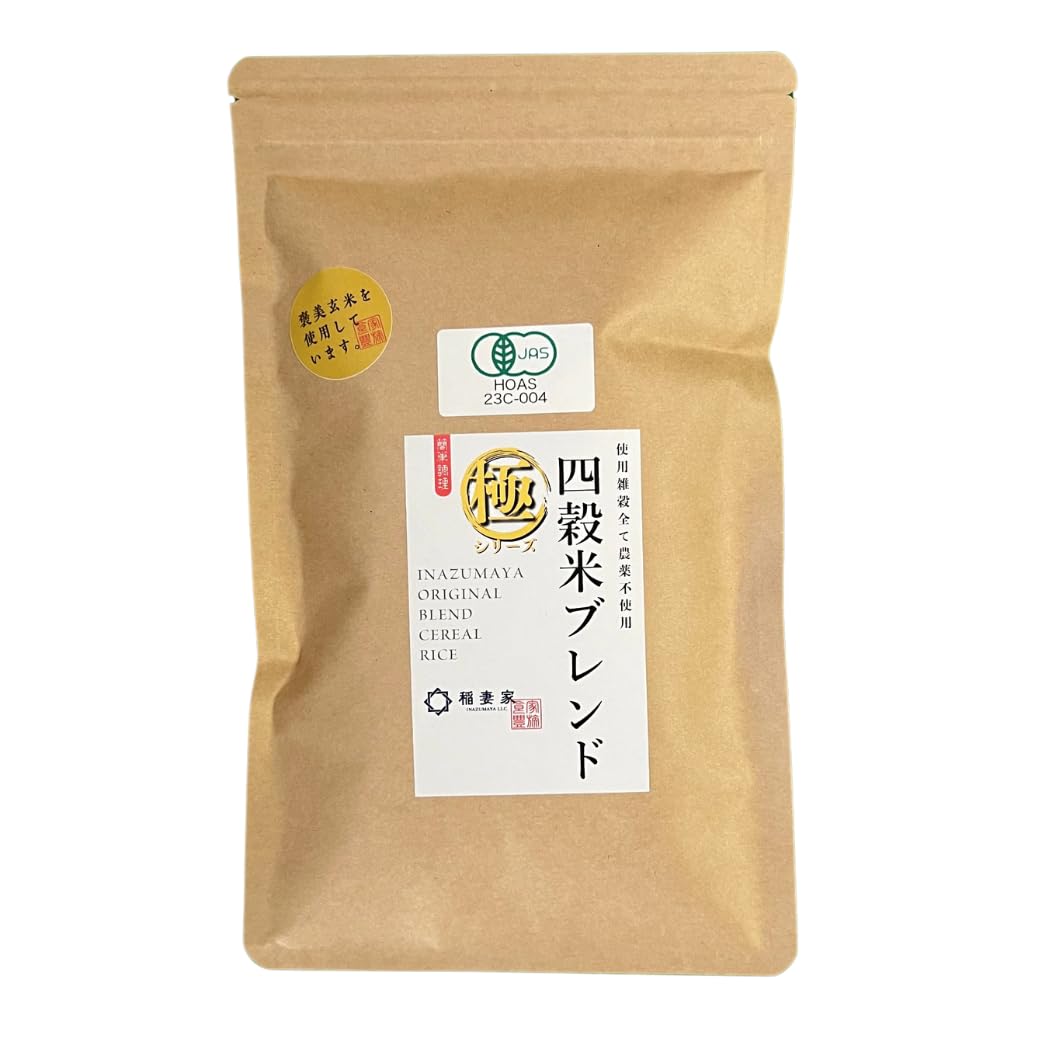 稲妻家 有機雑穀米 四穀米 250g