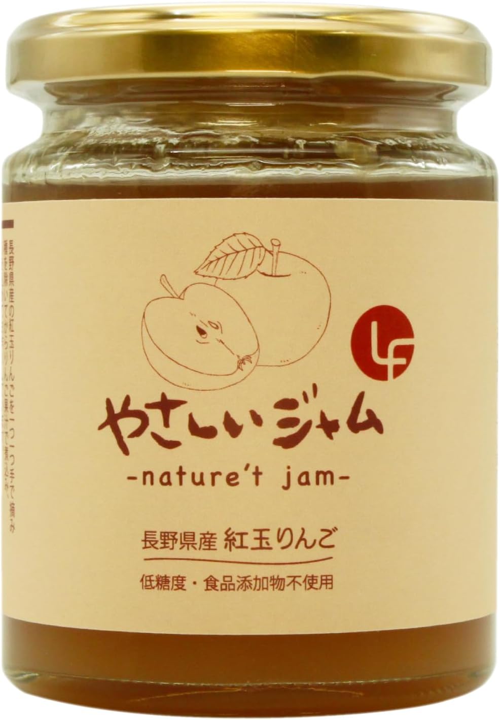 LF やさしいジャム 紅玉りんご 240g（砂糖不使用）
