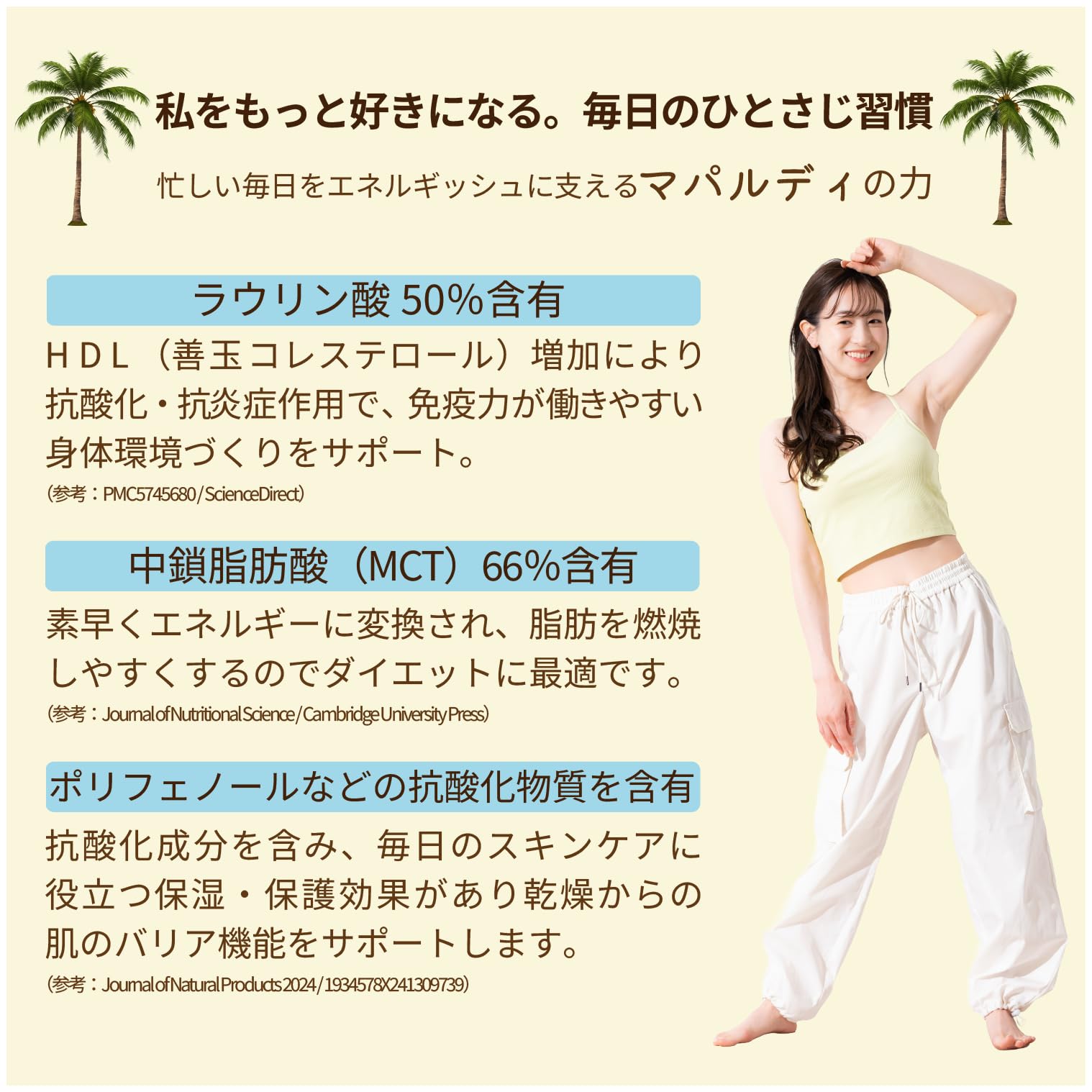 Maparudii 有機エクストラバージンココナッツオイル 200mlの商品画像（パッケージ）