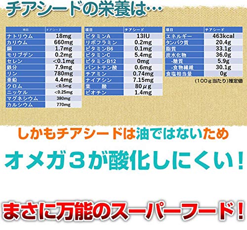 有機JASオーガニック ホワイトチアシード 900g