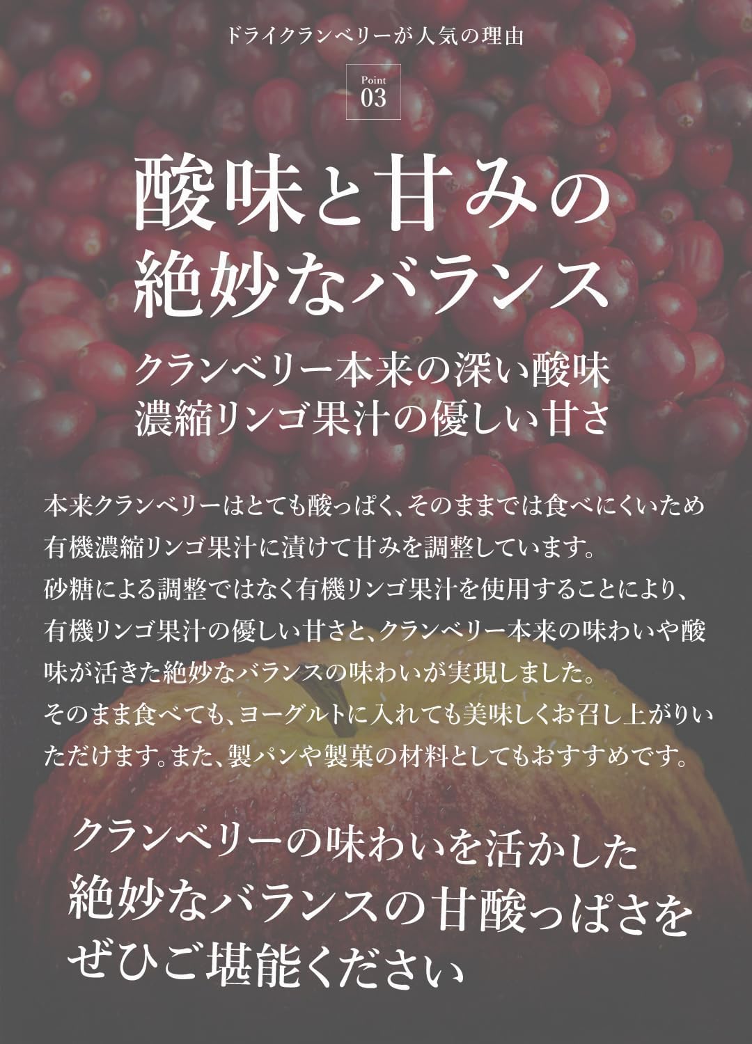 San'ta Rosa ドライクランベリー 100g