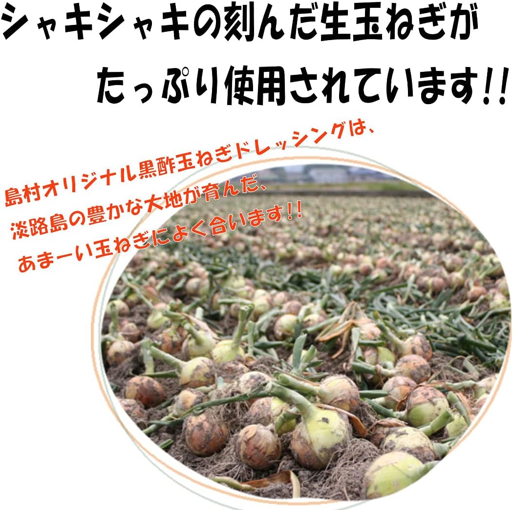 島村兄弟 黒酢玉ねぎドレッシング 300ml